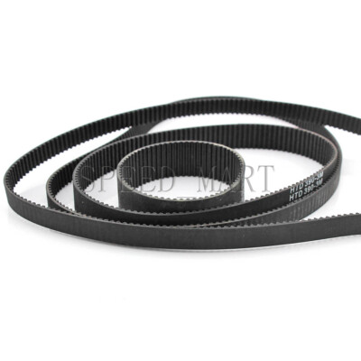 HTD3M Timing Belt Cogged Rubber Geared Closed Loop 10/15/20mm Wide 201-297