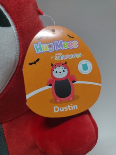 14” Halloween DUSTIN Dog In Devil Costume Hug Mees Squishmallow Plush Toy 2023 - Picture 2 of 8