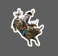 Bull Rider Sticker Rodeo Western Waterproof Country Sports Gift NEW
