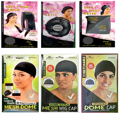 Murry Collection Doo Tie, Large Scarf, Edge Bonnet, Mesh Wig, Spendex Caps  UK