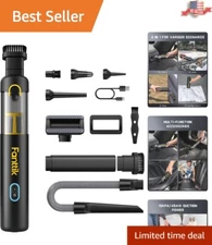 Portable 4-in-1 Mini Vacuum with 19000Pa Suction - Rechargeable for Cars & Homes