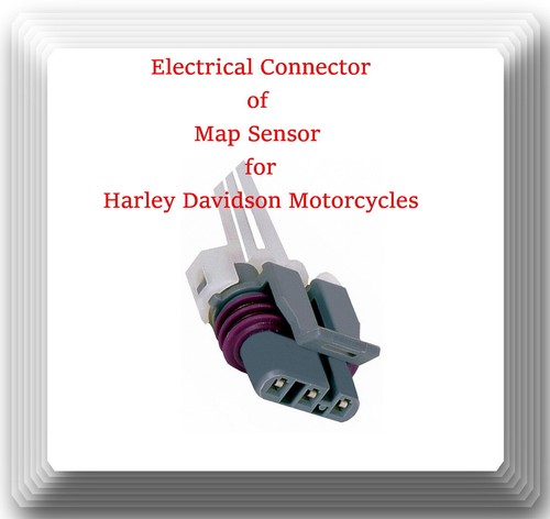Manifold Pressure Sensor MAP Sensor W/Connector Fits:Harley Davidson Motorcycles - Picture 3 of 3