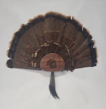 Walnut Turkey Fan Display Kit with Lazer Engraving