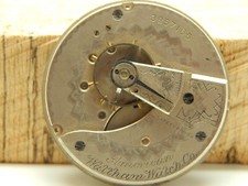 Antique Waltham Pocket Watch Movement 18s 11j Grade 3 Circa 1888-1889 500 RUN