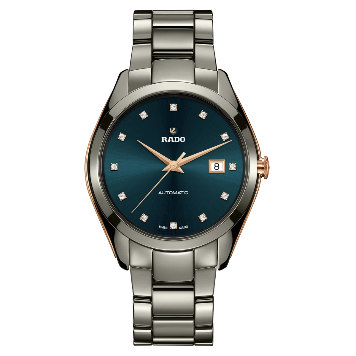 New Rado HyperChrome Automatic Diamonds Blue Dial Men s Watch R32256712