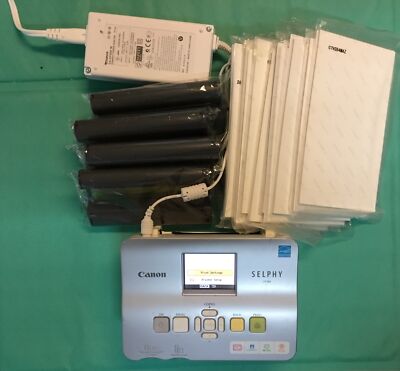 Canon SELPHY CP780 Compact Photo Printer 4 postcard printouts,10 bag Photo Paper