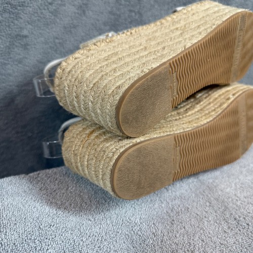 SOLUDOS Minorca Platform Espadrille Sandals Women 8.5 Bohemian Cottagecore - Foto 16 di 16