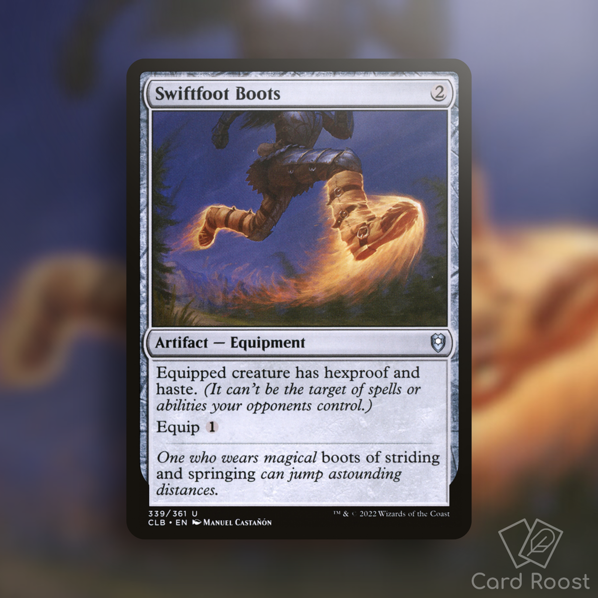 MTG Magic Swiftfoot Boots 339/361 Commander: Baldur's Gate CLB Equipment