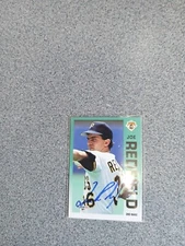 Joe Redfield Signed In Person 1992 Fleer Pirates Rookie Card 