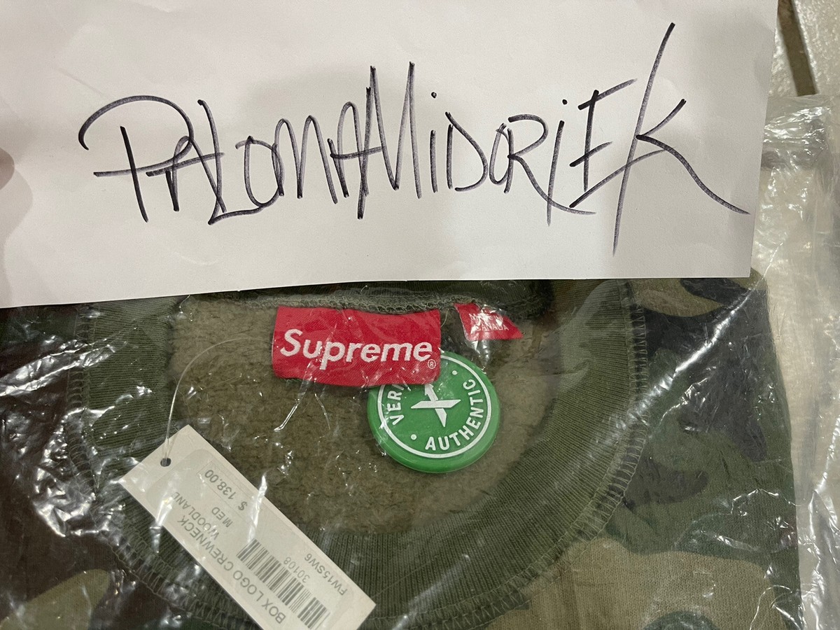 Supreme 15AW Box Logo Crewneck camo カモ Supreme Box Logo Crewneck Woodland Camo – SARUGENERAL