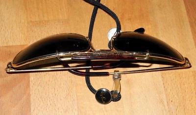 Rare Vintage B&L Ray Ban W1079 Olympic Games 1992  USA Gold/Schwarz Sonnenbrille - Bild 1 von 4