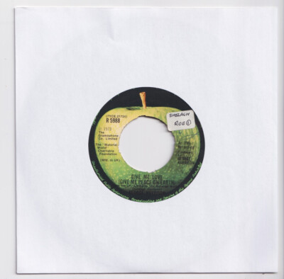 (nX685) George Harrison, Give Me Love - 1973 - 7'' vinyl