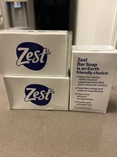 Lot Of 3 Zest Zestfully Clean 4 oz. Bar Soap Vintage New in Box