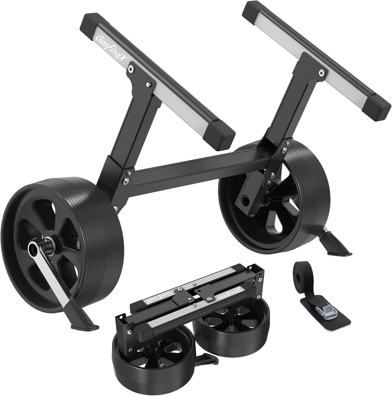 Cart Dolly Equipped With Elastic Straps