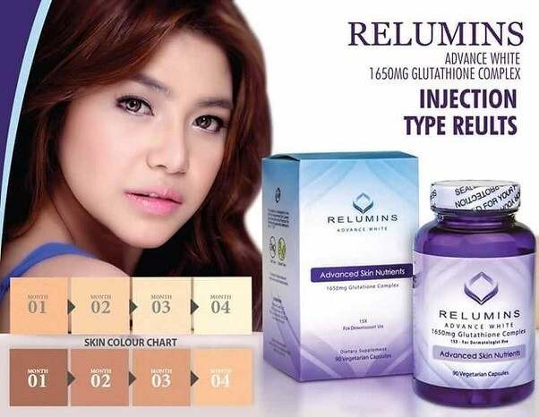 relumins advance white 1650mg glutathione complex Top Beauty Supplements with Glutathione You Can Add to Your Daily Regi