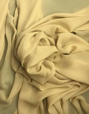 Gold Sheer High Multi Chiffon Solid Fabric, 100 Polyester 58" wide