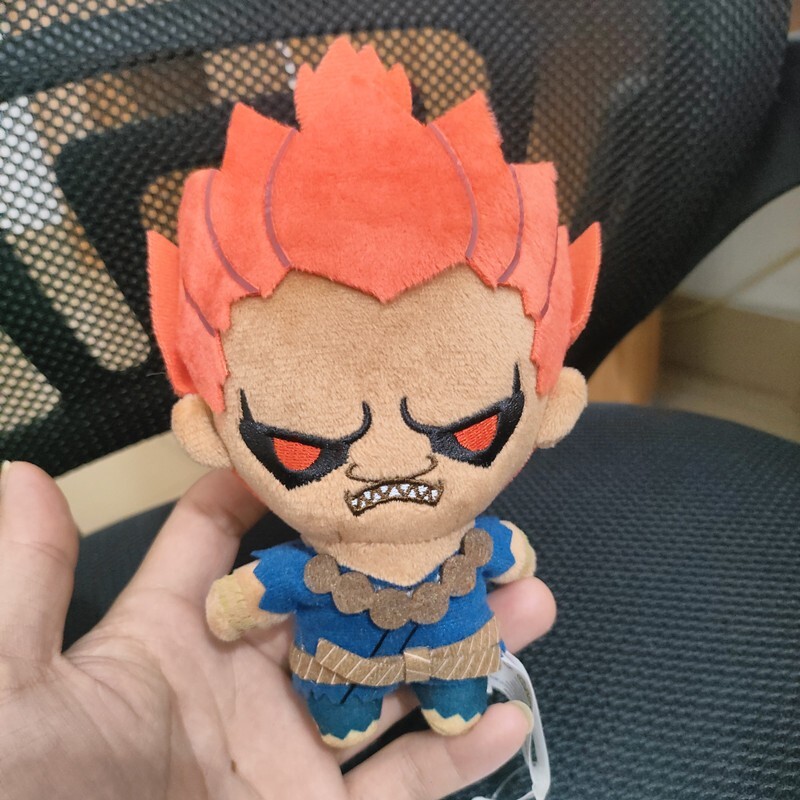 Street Fighter Little Buddy Akuma Plush Dolls keychain Pendant 7