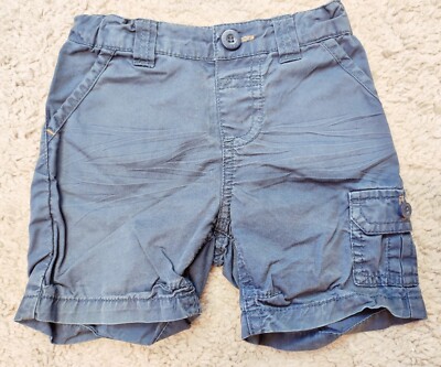 C&A Baby Club Kurzhose Blau 68 Cm 100% Baumwolle Taschen