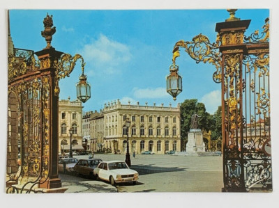 La Place Stanislas Les Grilles de Jean Lamour Nancy Meurthe-et-Moselle Postcard