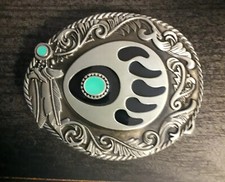 Belt buckle bear paw black bear grizzly brown bear belt buckle bear claw