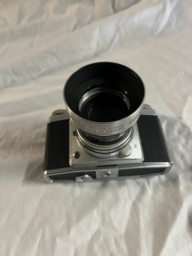 Vtg Agfa Silette Pronto 35mm Camera-SVS Shutter 35mm Apotar 45mm 1:3.5 Untested - Picture 2 of 8