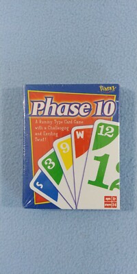 NEW SEALED PHASE 10 CARD GAME FUNDEX GAMES SEALED STYLES MAY VARY