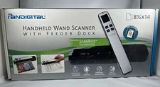 Pandigital Handheld Wand Scanner w/ Feeder Dock Dark Purple PANSCN09PU
