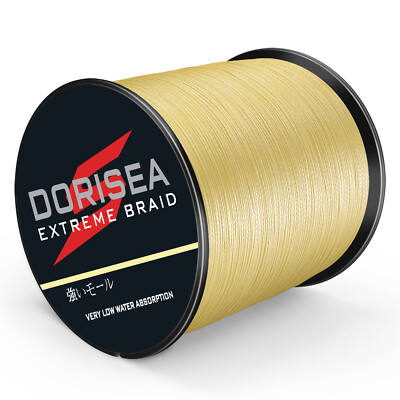 gold braided fishing line 300M 328Yds Yellow 6lb-100lb HERCULES PE PE 4 Strands net repair. Cortland Master Braid - Braided