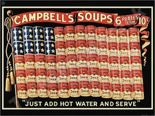 Campbell's Soup 9" x 12" Metal Sign