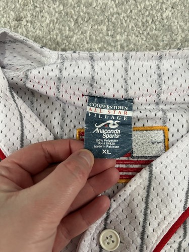 Cooperstown All Star Village Men's XL EXTRA LARGE Baseball Game Jersey - Picture 6 of 13