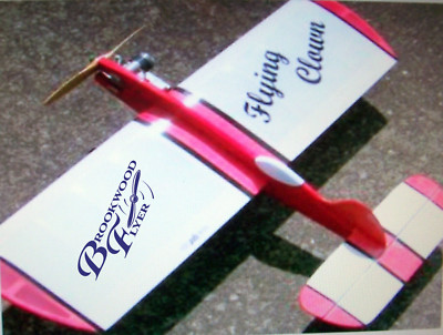 ''SUPER DUPER'' FLYING CLOWN PLAN Enlarged 150% to 42'' OT UC Stunt Model