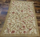 4'x6' New Stunning Shabby Floral Chic wool Needlepoint Oriental area rug