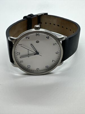 Skagen Hagen SKW6335 Women\'s Black Leather Analog Dial Quartz Wrist Watch JNA921 Skagen Womens Watches in Watches | Black - Walmart.com main image 4