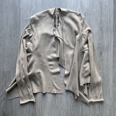 Rick Owens SS06 Tungsten Boiled Wool Vintage Archive Pearl Cardigan