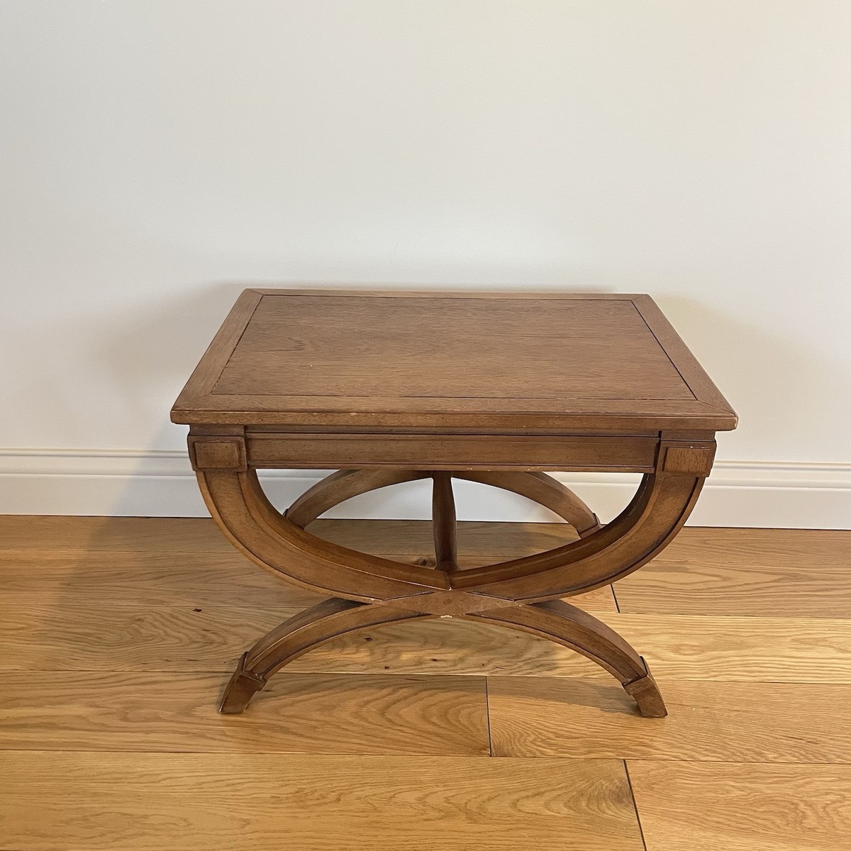 5個口のA♥DREXEL HERITAGE Vintage MCM Drexel Heritage Triune End Table Bench 60's 585200 Mid