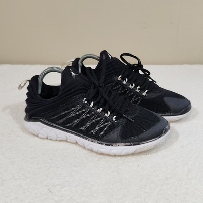 Nike Jordan Flight Flex Trainer Black White Sneakers Shoes Size 8.5 US
