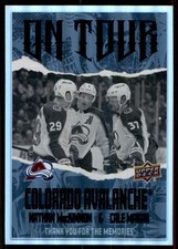 2024-25 UPPER DECK ON TOUR BLACK PARALLEL MACKINNON /  MAKAR COLORADO AVALANCHE
