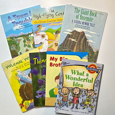 Lot of 7 Vintage Houghton Mifflin Leveled Readers PB 2004-2005
