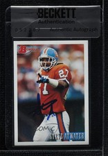 BAS 1993 Bowman Steve Atwater #205 Seal of Authenticity Auto HOF 3c7