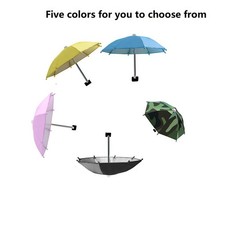 5 Colors DSLR Camera Mini Umbrella Parts Hot Shoe Cover Mount Sunshade Rain Day