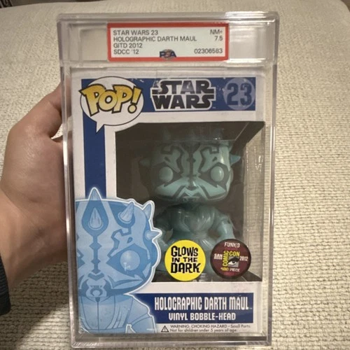 Funko Pop! Vinyl: Holographic Darth Maul Star Wars SDCC Exclusive Glow #23