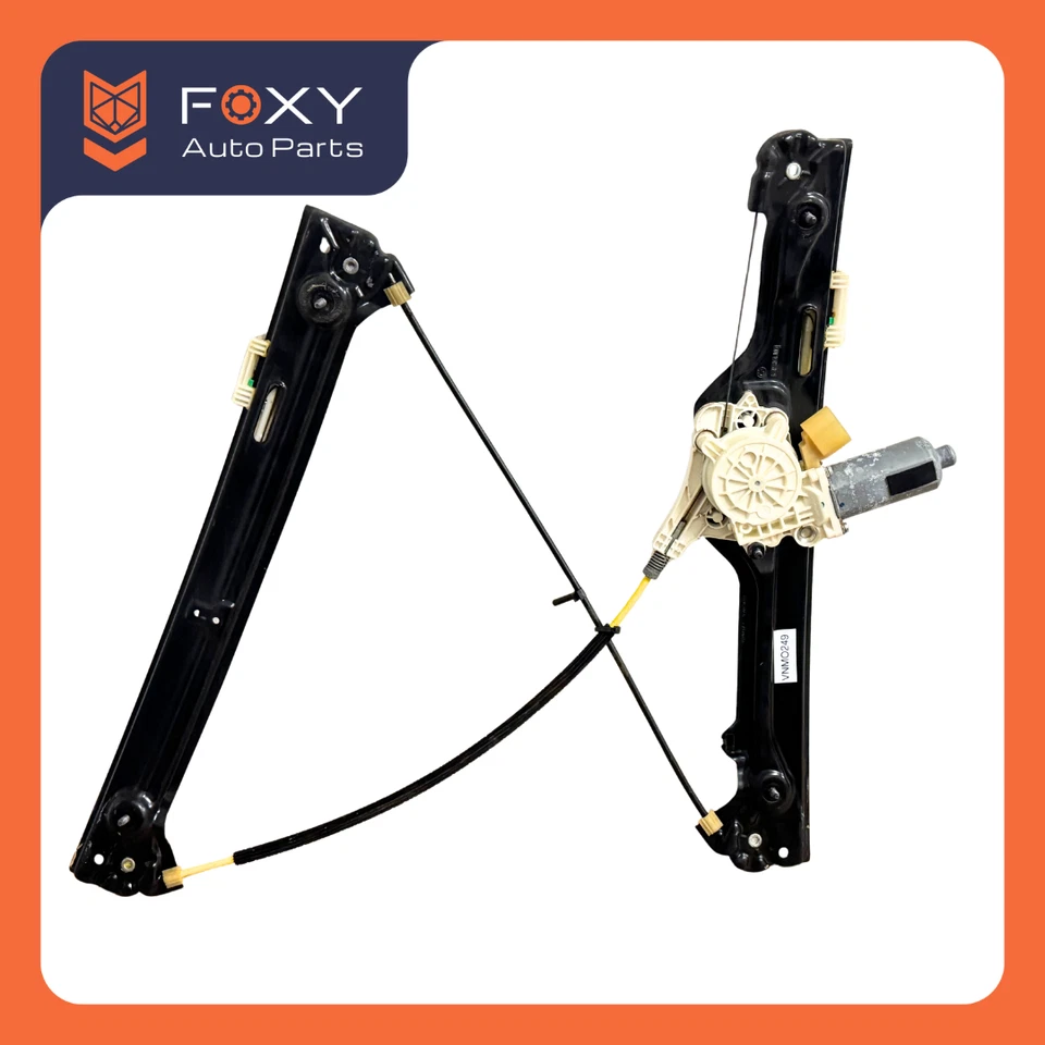 BMW X6 E71 2008-2014 pasajero derecho puerta delantera regulador ventana con motor OEM Foto 2 de 4