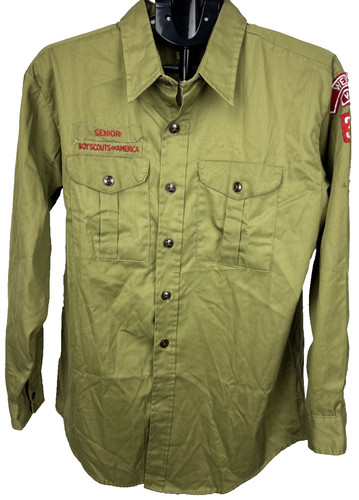 Boy Scouts of America Official Long Sleeve Uniform Shirt Size Unknown