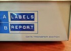 Data Transfer A-B Switch Box with DB25-Pin Input / Output Connector, Used — photo 6