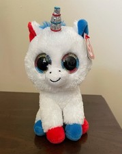 Ty Beanie Boos - "LIBERTY" the Unicorn 6" *2019 Cracker Barrel Exclusive*