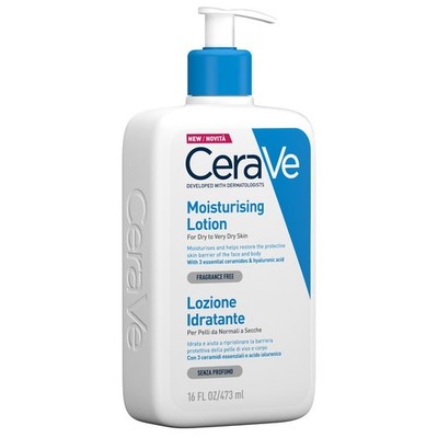 CeraVe Lozione Idratante Corpo Per pelli da normali a secche per il corpo e il v