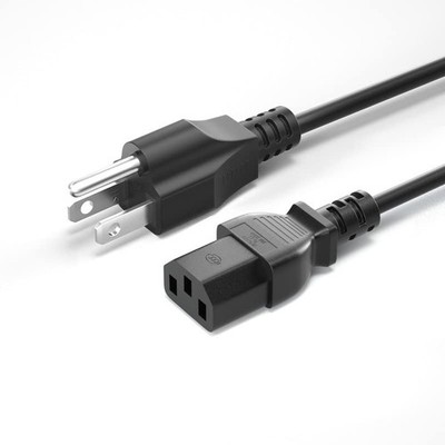 3 Prong Monitor Power Cord, 4FT Computer Power Cable Replacement for Dell, Sa...