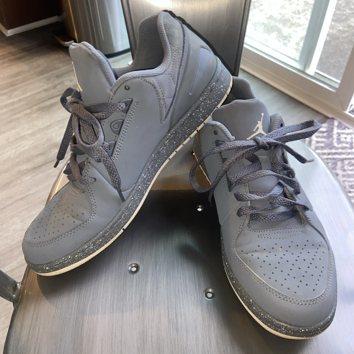 Nike Air Jordan 1 Flight 3 Sneakers Mens 12 Gray Blue Lace Up Nike Men main image 3