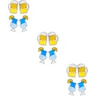 6 PCs Hawaii Themen Brille Hawaiian Party Brillen Party Kostümzubehör