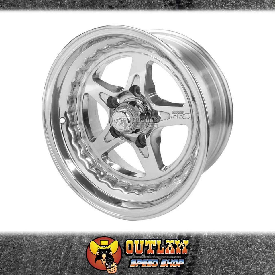 STREET PRO II CONVO PRO POLISHED 15" X 7" 3.5" BS FITS CHEV - STP002-157000-POL